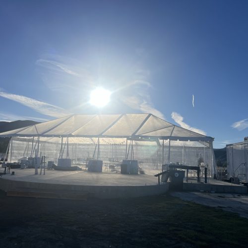 70'x30' clear tent